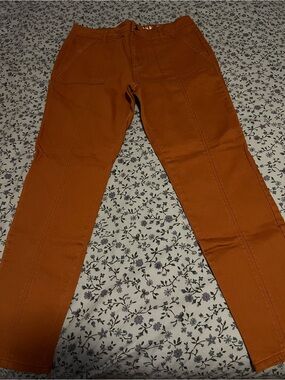 Knox Rose Rust Orange Women's Skinny Jeans